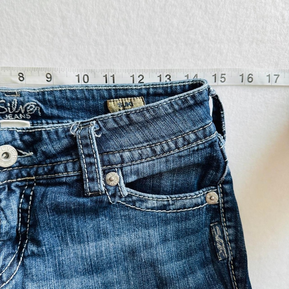 Silver Jeans Suki Bootcut Dark Wash Y2K Western Denim W29 L34 - Picture 5 of 8